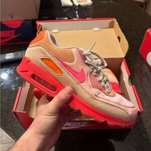 Nike Air Max with Pink and Orange Accents